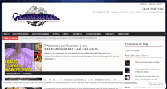 Desktop Screenshot of granmisterio.org