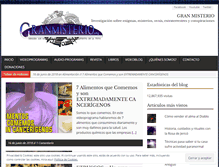 Tablet Screenshot of granmisterio.org